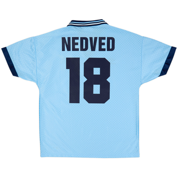 1996-97 Lazio Home Shirt Nedved #18 - 8/10 - (M)