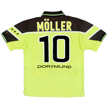 1997-98 Borussia Dortmund Home Shirt Moller #10 - 7/10 - (M)