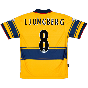 1997-99 Arsenal Away Shirt Ljungberg #8 - 9/10 - (M)
