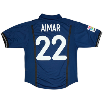 2000-01 Valencia Away Shirt Aimar #22 - 10/10 - (M)