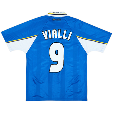 1997-99 Chelsea Home Shirt Vialli #9 - 8/10 - (M)