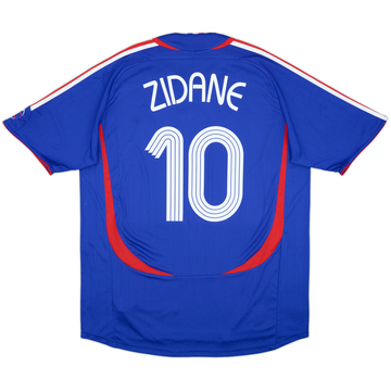2006-07 France Home Shirt Zidane #10 - 7/10 - (XL)