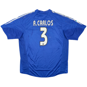 2004-05 Real Madrid Third Shirt R.Carlos #3 - 4/10 - (XL)