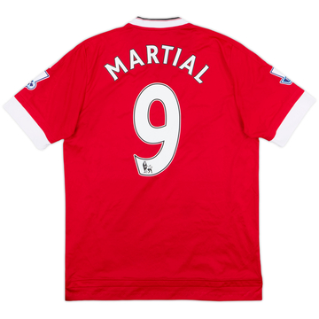 2015-16 Manchester United Home Shirt Martial #9 - 6/10 - (L)