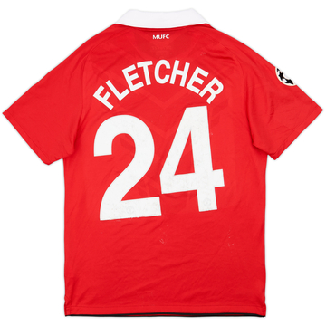 2010-11 Manchester United Home Shirt Fletcher #24 - 5/10 - (M)