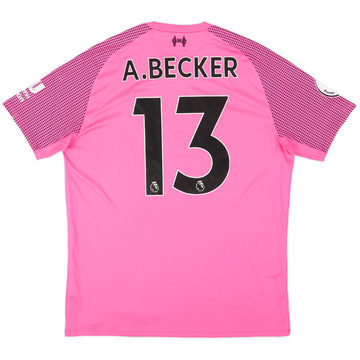 2018-19 Liverpool GK Shirt A.Becker #1 - 6/10 - (M)