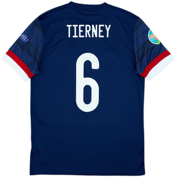 2020-22 Scotland Home Shirt Tierney #6 - 6/10 - (M)