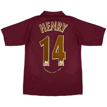 2005-06 Arsenal Home Shirt Henry #14 - 8/10 - (XL.Boys)