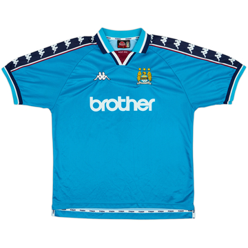 1997-99 Manchester City Home Shirt - 9/10 - (XL)