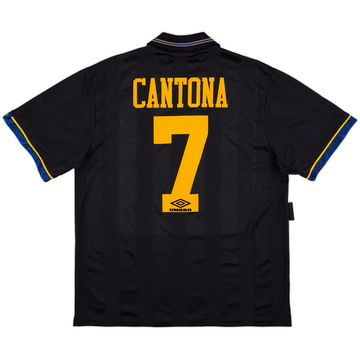 1993-95 Manchester United Away Shirt Cantona #7 - 9/10 - (L)