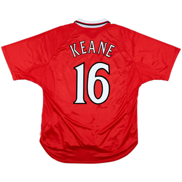 1999-00 Manchester United 'CL Winners' Shirt Keane #16 - 6/10 - (XXL)
