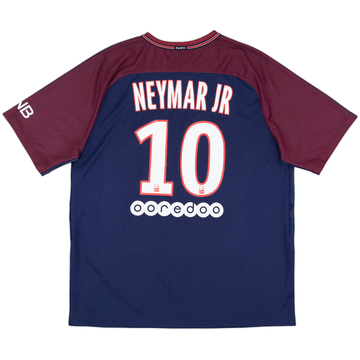 2017-18 Paris Saint-Germain Home Shirt Neymar Jr #10 - 8/10 - (XL)