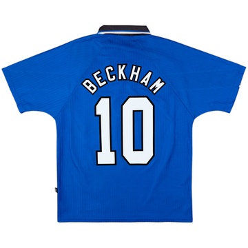 1996-98 Manchester United Third Shirt Beckham #10 - 8/10 - (M)