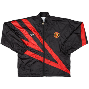 1992-93 Manchester United Umbro Track Jacket - 8/10 - (L)