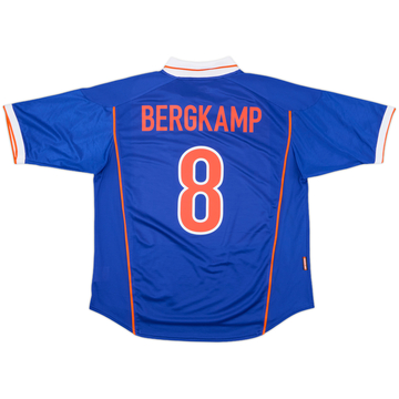 1998-00 Netherlands Away Shirt Bergkamp #8 - 8/10 - (XL)