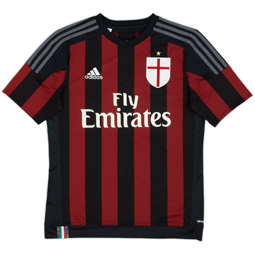 2015-16 AC Milan Home Shirt - 5/10 - (XL.Boys)