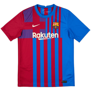 2021-22 Barcelona Home Shirt - 10/10 - (XL.Boys)