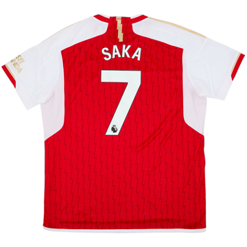 2023-24 Arsenal Home Shirt Saka #7 - 8/10 - (3XL)