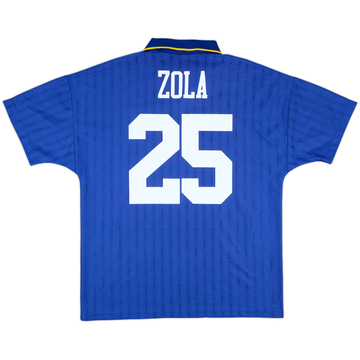 1995-97 Chelsea Home Shirt Zola #25 - 8/10 - (L)