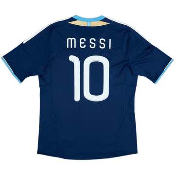 2011-13 Argentina Away Shirt Messi #10 - 8/10 - (L)