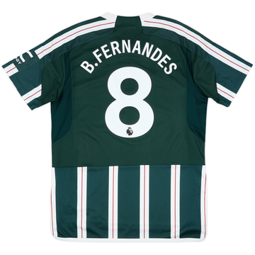 2023-24 Manchester United Away Shirt B.Fernandes #8 - 7/10 - (XL)