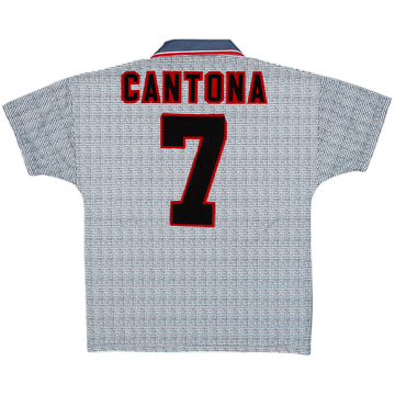 1995-96 Manchester United Away Shirt Cantona #7 - 8/10 - (M)