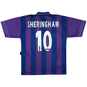 1995-97 Tottenham Away Shirt Sheringham #10 - 6/10 - (M)