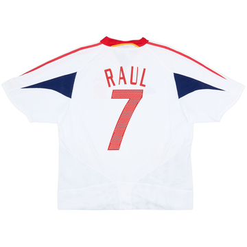2004-06 Spain Away Shirt Raul #7 - 7/10 - (L)