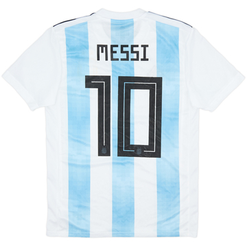 2018-19 Argentina Home Shirt Messi #10 - 6/10 - (S)