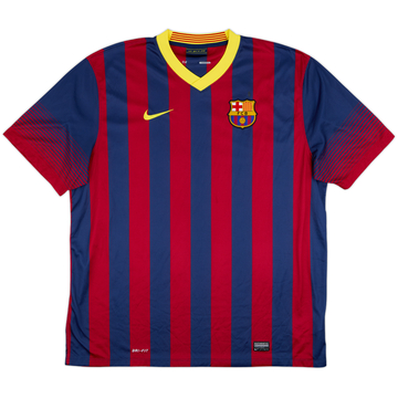 2013-14 Barcelona Home Shirt - 4/10 - (XXL)