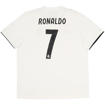 2018-19 Real Madrid Home Shirt Ronaldo #7 (XL)