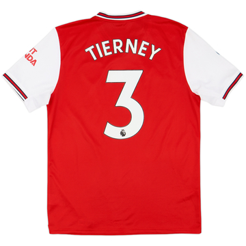 2019-20 Arsenal Home Shirt Tierney #3 - 9/10 - (M)