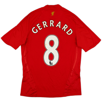 2008-10 Liverpool Home Shirt Gerrard #8 - 4/10 - (S)