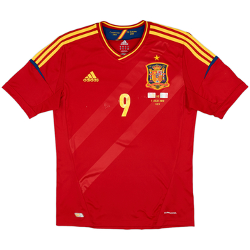 2011-12 Spain Home Shirt Torres #9 - 4/10 - (M)