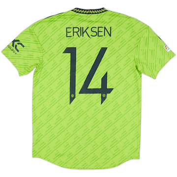 2022-23 Manchester United Authentic Third Shirt Eriksen #14 - 9/10 - (M)