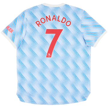 2021-22 Manchester United Authentic Away Shirt Ronaldo #7 - 9/10 - (XL)