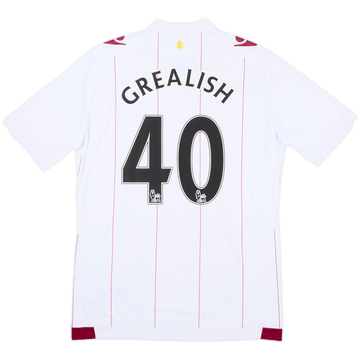 2014-15 Aston Villa Away Shirt Grealish #40 - 8/10 - (L)