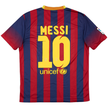 2013-14 Barcelona Home Shirt Messi #10 - 6/10 - (M)