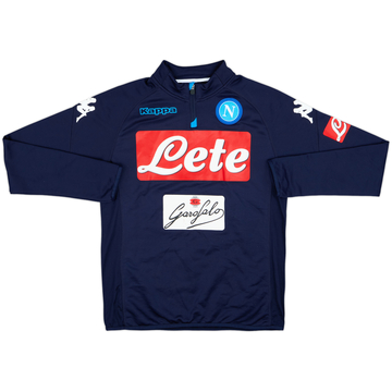 2017-18 Napoli Kappa 1/4 Zip Drill Top - 7/10 - (M)