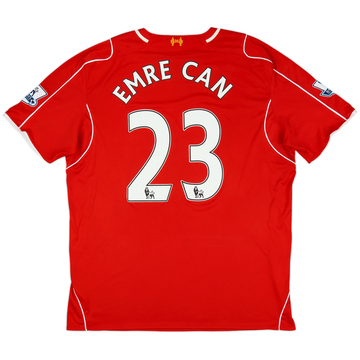 2014-15 Liverpool Home Shirt Emre Can #23 - 6/10 - (3XL)
