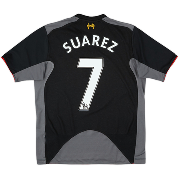 2012-13 Liverpool Away Shirt Suarez #7 - 7/10 - (XL.Boys)