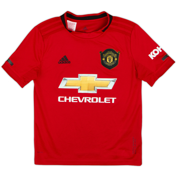 2019-20 Manchester United Home Shirt - 8/10 - (S.Boys)