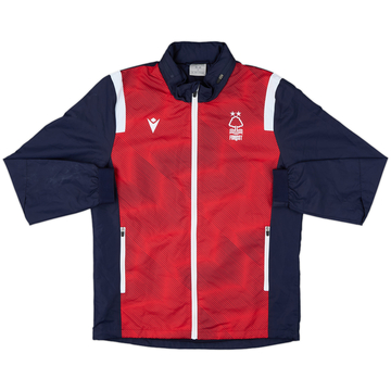 2021-22 Nottingham Forest Macron Track Jacket - 9/10 - (XL.Boys)