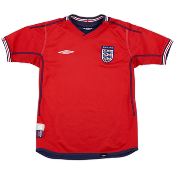 2002-04 England Away Shirt - 8/10 - (S.Boys)