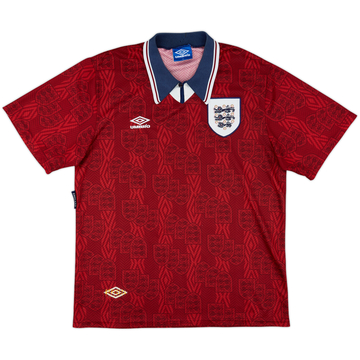 1993-95 England Away Shirt - 6/10 - (XL)