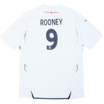 2007-09 England Home Shirt Rooney #9 - 7/10 - (XL.Boys)