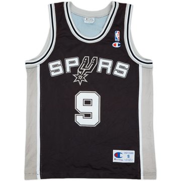 2002-10 San Antonio Spurs Parker #9 Champion Away Jersey - 9/10 - (S)