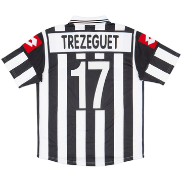2001-02 Juventus Home Shirt Trezeguet #17 - 9/10 - (L)