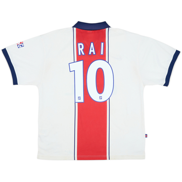 1997-98 Paris Saint-Germain Away Shirt Rai #10 - 6/10 - (XL)