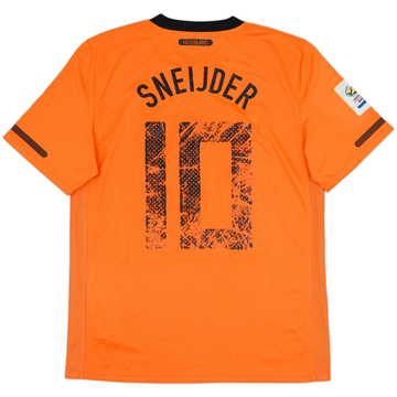 2010-11 Netherlands Home Shirt Sneijder #10 - 4/10 - (M)